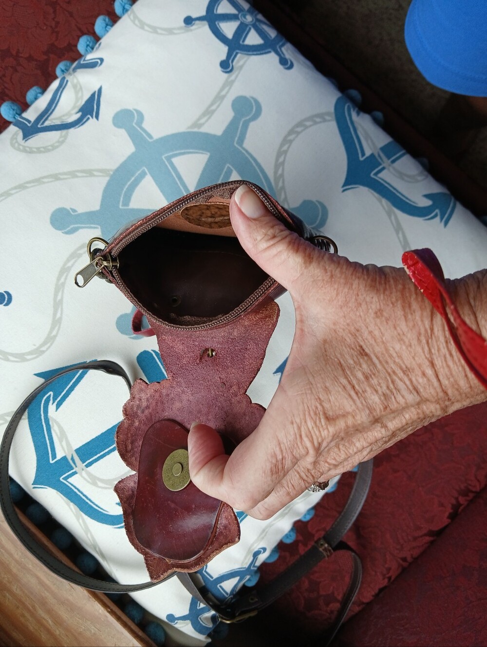 Mexican Butterfly Hand Tooled Leather - Picture 7 of 16